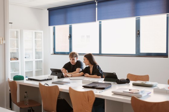 Estudiantes de Davante en el aula
